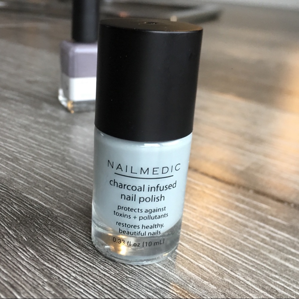 New nail medic charcoal infused nail polish